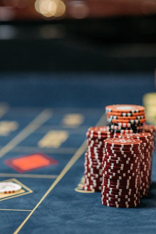 casino wheels and chips