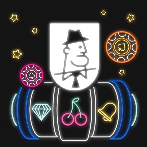 vibrant slot machines in casino