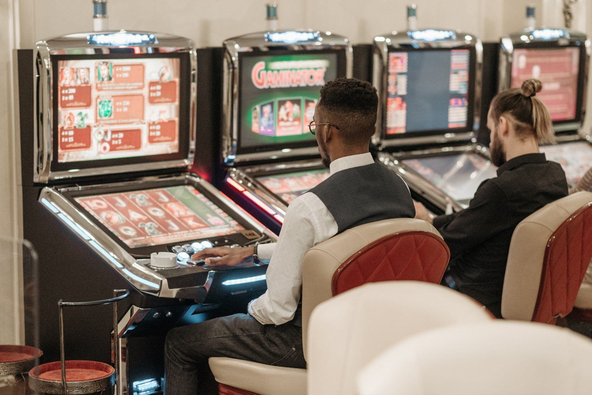 slot characters on screen