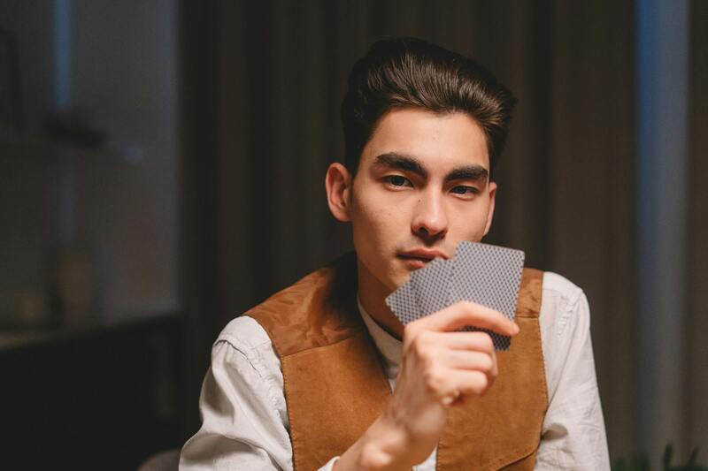 stock photos casino players